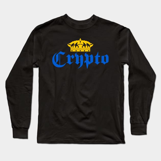 Crypto (Corona Extra) Design Long Sleeve T-Shirt by cryptogeek